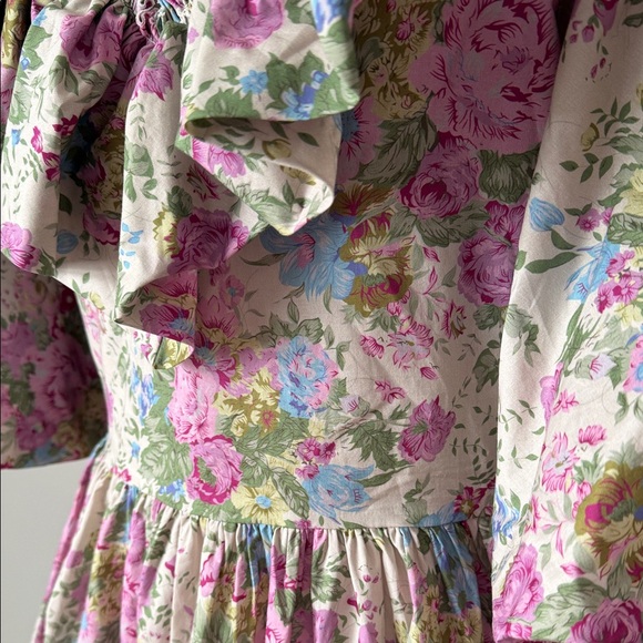 Floral Ruffle Dress - Picture 6 of 14